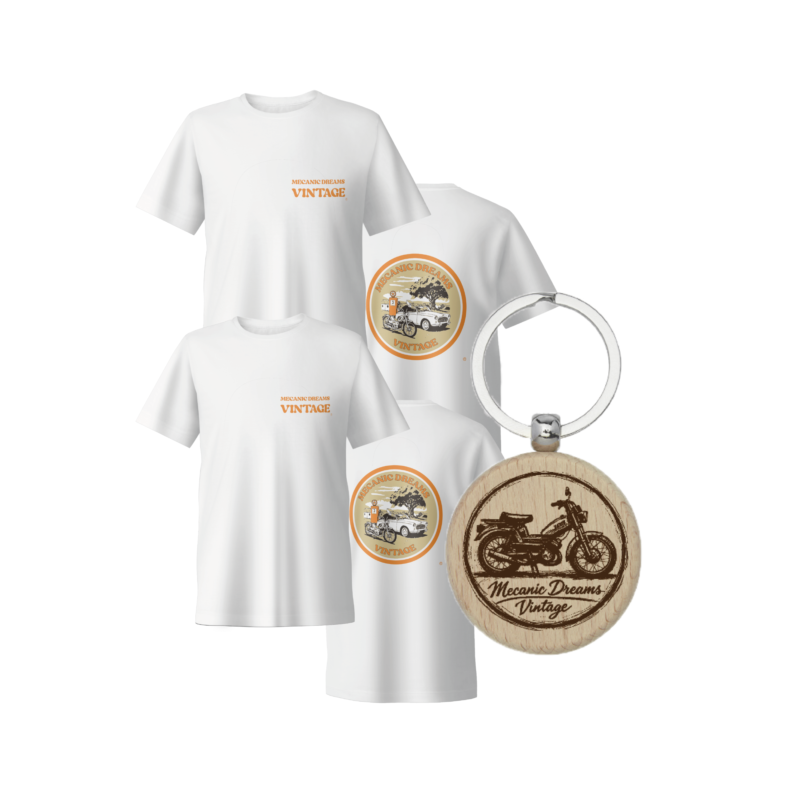 Lot de 2 T-shirts Édition Limitée + 1 porte-clé